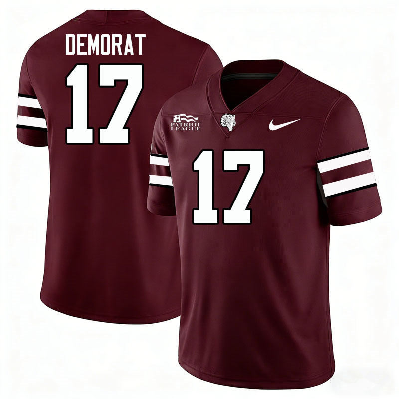 Fordham Rams #17 Tim DeMorat College Football Jerseys,Uniforms-Maroon